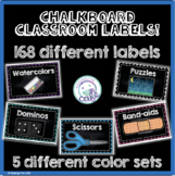 Chalkboard Classroom Labels