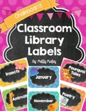 Chalkboard Classroom Library Labels
