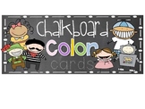 Chalkboard Color Cards