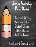 Writing Minilessons Bulletin Board K-3 | 6 Traits of Writi