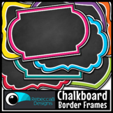Chalkboard Border Frames Clip Art