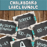 Chalkboard Library Labels - BUNDLE