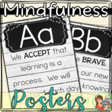 Chalkboard Mindfulness Alphabet Posters (Print Version)