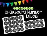 Chalkboard Number Labels (Circular)