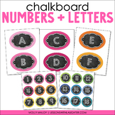 Chalkboard Numbers and Letters