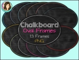 Chalkboard Oval Frames