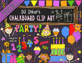 Chalkboard Party Clip Art Download
