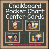 Chalkboard Pocket Chart Center Cards