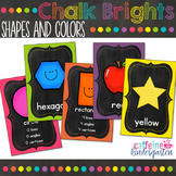 Chalkboard Theme Decor Shapes and Colors Black and Bright