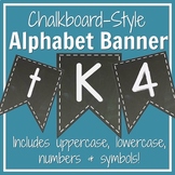 Chalkboard-Themed Alphabet Banner Set: Letters, Numbers, & Symbols (70+ Pages!)