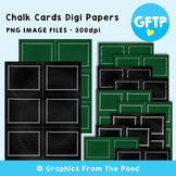 Chalkboard Task Card Digital Papers