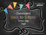 {Chalkboard Themed} Back to School Treat Bag Tags