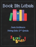 Chalkboard and Anchor Book Bin Labels