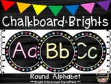 Chalkboard and Brights Alphabet Headers or Alphabet Line W