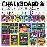 Chalkboard & Chevron Classroom Theme Decor Bundle ~ Jobs, 