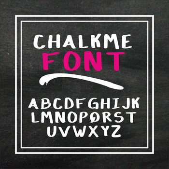 Preview of Chalkme Font
