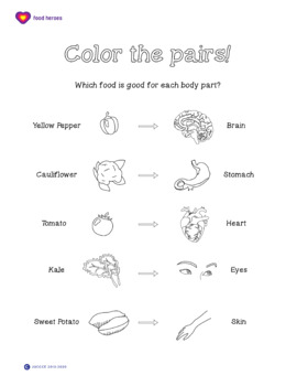 Preview of Health: Protein and Calcium Coloring Sheet