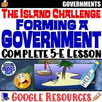 Preview of Challenges of Establishing a Government 5-E Lesson | Island Activity | Google