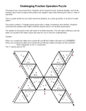 Challenging Fraction/Order of Operation Puzzle