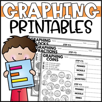 Preview of Data and Graphing Worksheets - Bar Graphs, Picture Graphs & Tally Charts