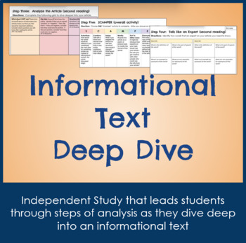 Preview of Challenging Informational Text Independent Study