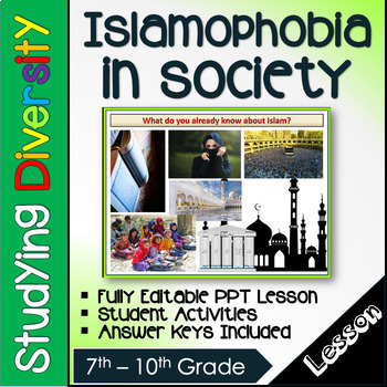 Preview of Challenging Islamophobia + Hate Crimes Lesson