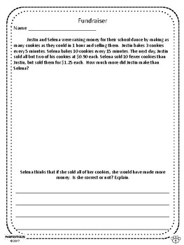 challenging word problems 5th grade multi step volume 2 tpt