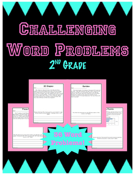 Preview of Challenging Word Problems District Bundle! Grades 2 - 6