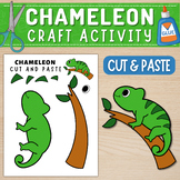 Chameleon Craft | Rainforest Activity | Chameleon Craftivity