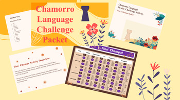 Preview of Chamorro Language 30-day Challenge (Good Citizen)-Editable