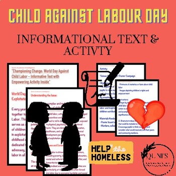 Preview of Championing Change: World Day Against Child Labor Informative Text with Activty!