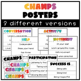 Champs Posters | Color or Black and White