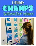 Champs behavior interactive management display- editable