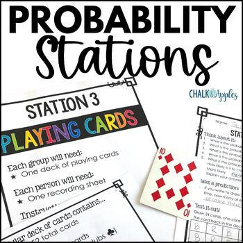 Preview of Chance & Probability Activities: Hands-On Theoretical & Experimental Probability