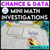 Chance and Data Mini Math Investigations | Fun Probability