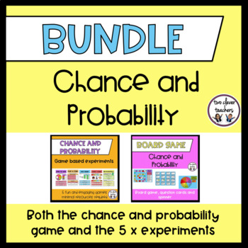 Preview of Chance and Probability Game and Experiments Bundle