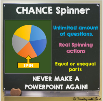 Preview of Maths Probability Chance Spinner