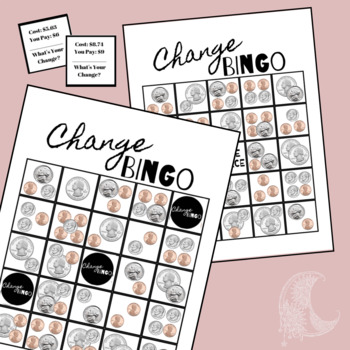 Change BINGO Money Management Game Distance Learning TPT