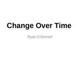 Change Over Time lesson