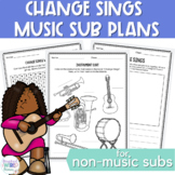 Change Sings No-Tech Sub Plans for Elementary Music