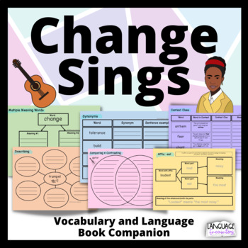 Preview of Change Sings Vocabulary and Language Book Companion