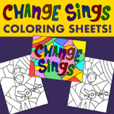 Change Sings by Amanda Gorman NO PREP Coloring Sheets + Bo