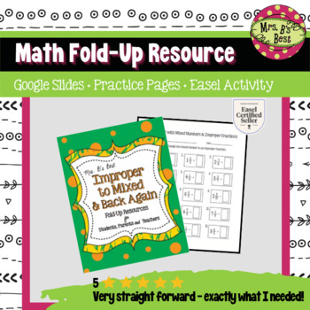 Preview of Mixed Numbers & Improper Fractions: Easy Conversion Guide for Students