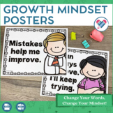 Growth Mindset Posters Change Your Words Change Your Mindset
