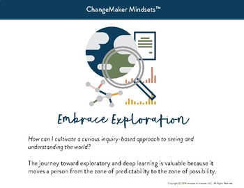 Preview of ChangeMaker Mindsets ™ Posters with Descriptions