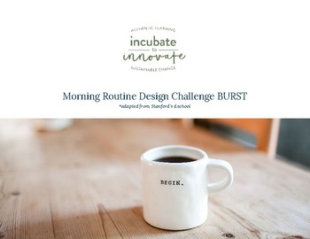 Preview of Morning Routine Design Challenge Burst