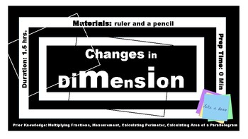 Preview of Changes in Dimension: Measurement