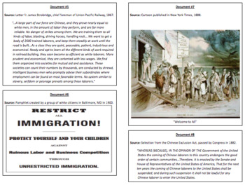 Preview of Changes in Immigration and Urbanization During Gilded Age (LP + Docs + PPT)