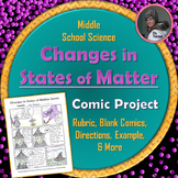 Changes in States of Matter Comic Project