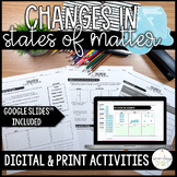 Changes in States of Matter Activtities - Digital Google S